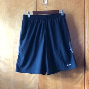 Champion Black & Grey Swim Trunks Shorts M